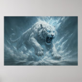 Frost White Tiger – Emperor of the Frozen Realm – Poster (Voorkant)