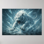 Frost White Tiger – Emperor of the Frozen Realm – Poster (Voorkant)