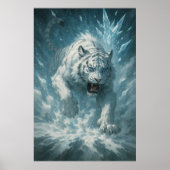 Frost White Tiger – Emperor of the Frozen Realm – Poster (Voorkant)