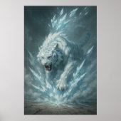 Frost White Tiger – Emperor of the Frozen Realm – Poster (Voorkant)