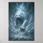 Frost White Tiger – Emperor of the Frozen Realm –  Poster (Voorkant)