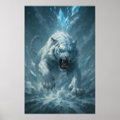 Frost White Tiger – Emperor of the Frozen Realm – Poster (Voorkant)