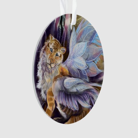 Frost Wing Tiger Ornament (voorkant)