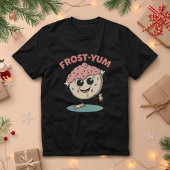 Frost-yum – Funny Christmas Cookie Pun Tri-Blend Shirt