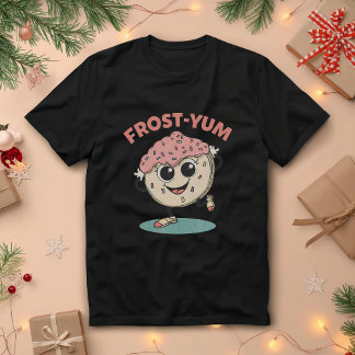 Frost-yum – Funny Christmas Cookie Pun Tri-Blend Shirt