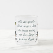 Frostad glasmugg — Fåglar Matglas Koffiemok (Center)