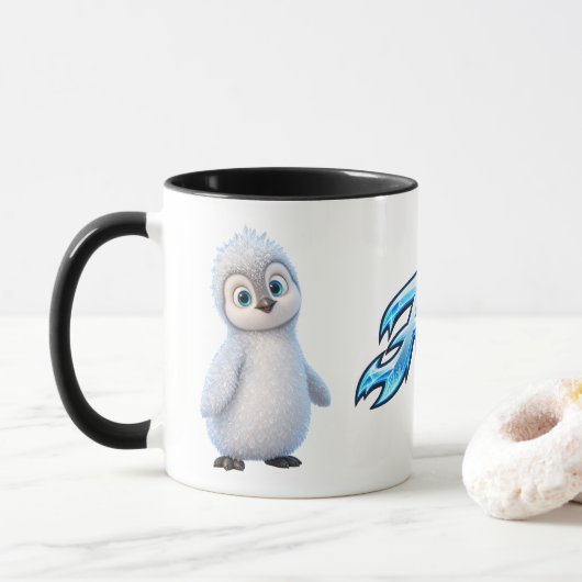 Frostastic Frosty the Ice Penguin Mok (Met donut)