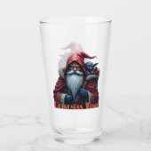 Frostbite Kerstman & zijn ondeugende elf. Glas (Achterkant)