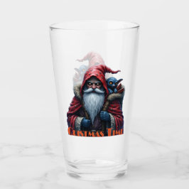 Frostbite Kerstman & zijn ondeugende elf. Glas