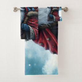 Frostbite Sinterklaas & zijn ondeugende elf. Bad Handdoek