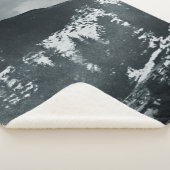Frostbitten Winter Mountains Sherpa Blanket Deken (3/4)