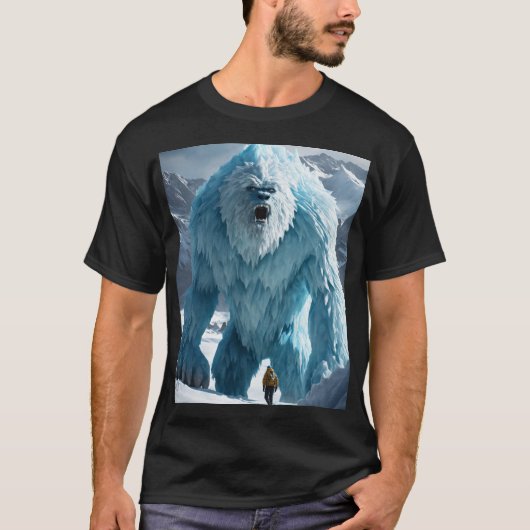 Frostbound Glacial Yeti T-shirt (Voorkant)