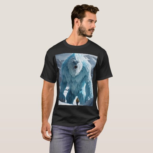 Frostbound Glacial Yeti T-shirt (Voorkant volledig)