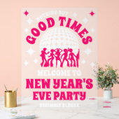 Frosted Acryl Oudejaarsavond Feest Welkom Teken Acryl Bord (Huwelijk)