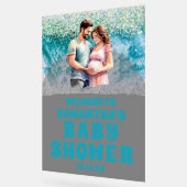 Frosted Acrylic Beach Baby shower Welkomstbord Acryl Bord (Hoek)