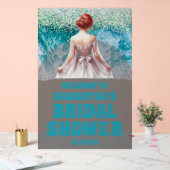 Frosted Acrylic Beach Vrijgezellenfeest Welkomstbo Acryl Bord (Huwelijk)