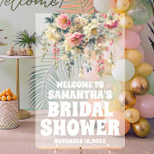 Frosted Acrylic Floral Vrijgezellenfeest Welkomstb Acryl Bord