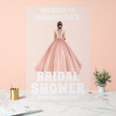 Frosted Acrylic White Vrijgezellenfeest Welkomstbo Acryl Bord (Huwelijk)