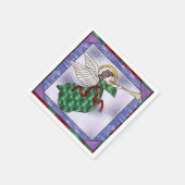 Frosted Angel Servetten (Hoek)