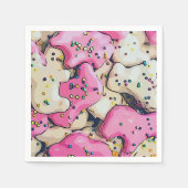 Frosted Animal Cookie Pattern Servet (Voorkant)