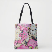 Frosted Animal Cookie Pattern Tote Bag (Voorkant)
