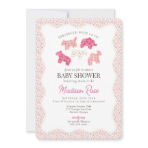 Frosted Animal Cookies Sweet Baby shower