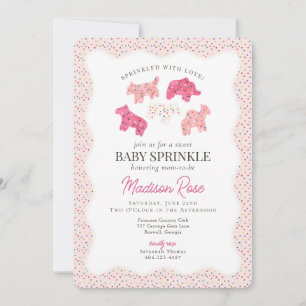 Frosted Animal Cookies Sweet Baby Sprinkle Kaart