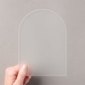 Frosted Arch Acrylic Invitations for Special Event Acryl Uitnodigingen (Insitu (Draagbaar))
