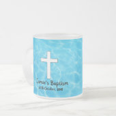 Frosted Baptism keepomwille Matglas Koffiemok (Voorkant links)
