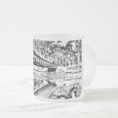 Frosted beer mok 296ml (Voorkant rechts)