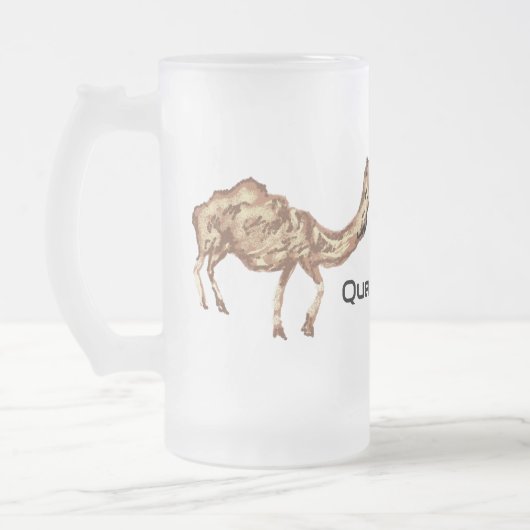 Frosted Beer Mok: Drijf je dorst Matglas Bierpul (Links)