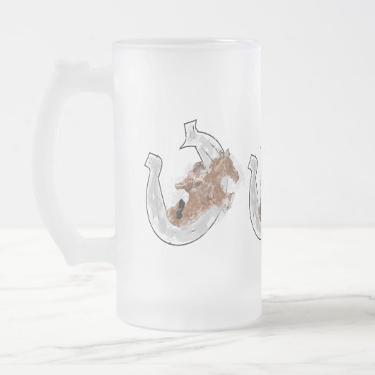 Frosted Beer Mok : Lucky (Links)