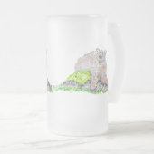 Frosted Beer Mok: Puma Matglas Bierpul (Voorkant rechts)