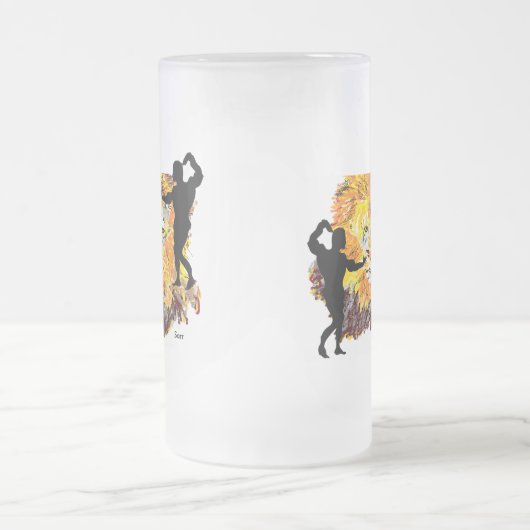 Frosted Beer Mok: Werk het Matglas Bierpul (Center)