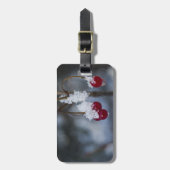 Frosted Berries Bagagelabel (Voorkant verticaal)