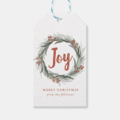 Frosted Berries Cadeau Label Cadeaulabel (Voorkant)