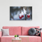 Frosted Berries Canvas Afdruk (Insitu (Woonkamer))