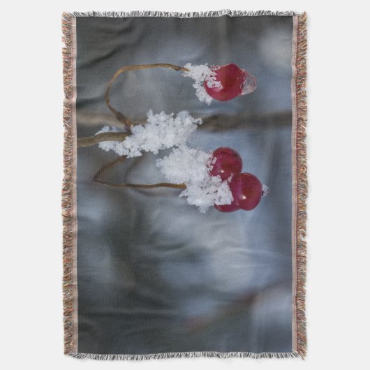 Frosted Berries Deken (Voorkant Verticaal)