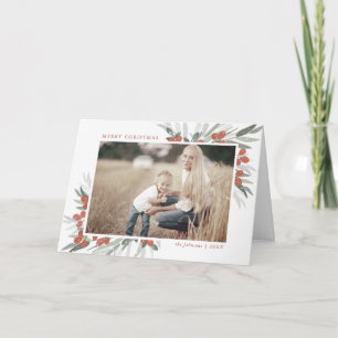 Frosted Berries Foto Wenskaart Kaart