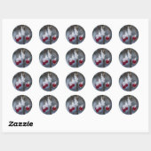 Frosted Berries Ronde Sticker (Vel)