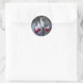 Frosted Berries Ronde Sticker (Tas)