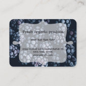 Frosted Black Raspberries Visitekaartje (Achterkant)