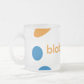 Frosted Blobulator-Mok Matglas Koffiemok (Links)