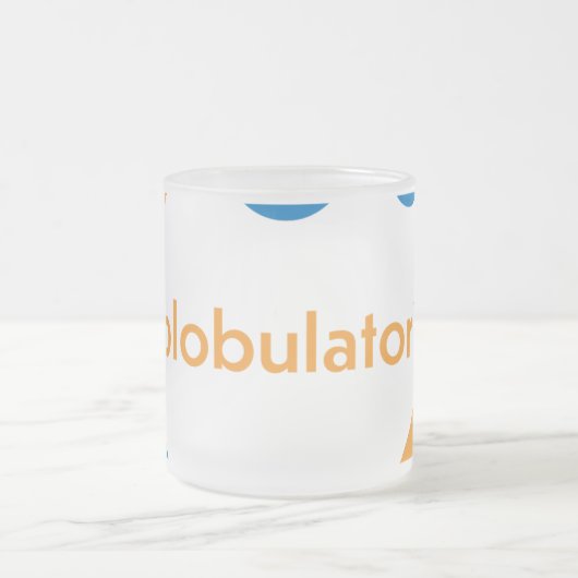 Frosted Blobulator-Mok Matglas Koffiemok (Center)