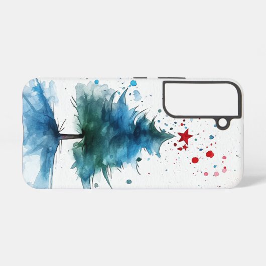 Frosted Bloom Samsung Galaxy Hoesje (Achterkant horizontaal)