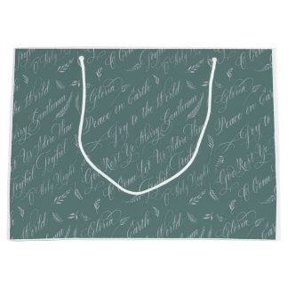 Frosted Blue Carols Groot Cadeauzakje