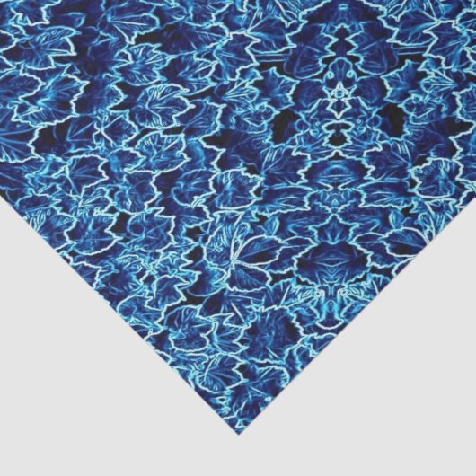 Frosted Blue Ivy  Tissuepapier (Detail)