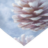 Frosted Blue Pinecones Pattern Sierkussen Tafelkleed (Gekanteld)
