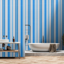 Frosted Blue Stripe Behang