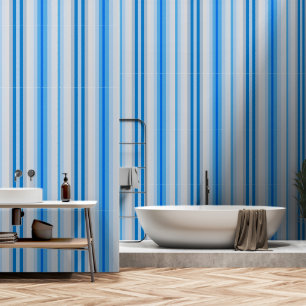 Frosted Blue Stripe Behang